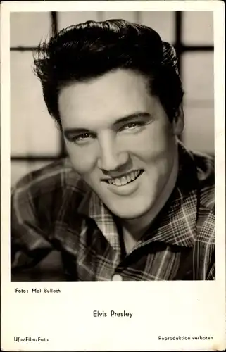 Ak Musiker und Schauspieler Elvis Presley, Portrait