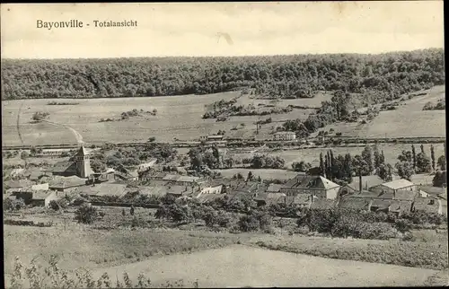 Ak Bayonville-sur-Mad Lothringen Meurthe et Moselle, Totalansicht