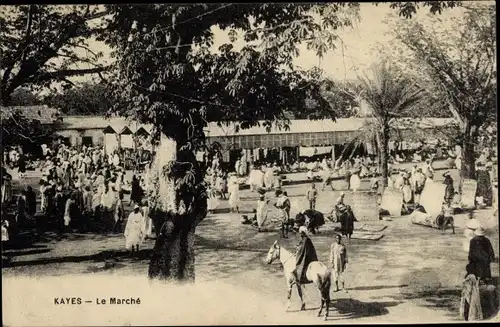 Ak Kayes Mali, Le Marché, Marktplatz