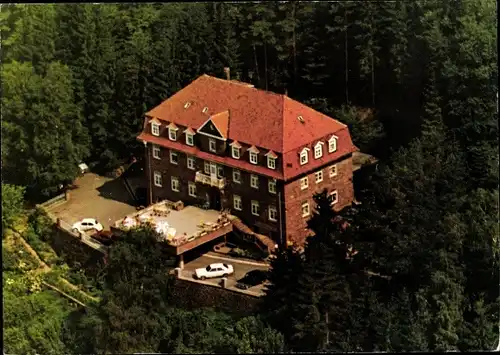 Ak Hettigenbeuern Buchen im Odenwald, Erholungsheim Hotel Dietrich, Panorama