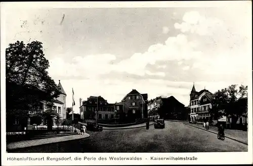 Ak Rengsdorf in Rheinland Pfalz, Kaiser Wilhelm Straße