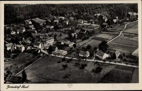 Ak Jonsdorf Sachsen, Panorama der Ortschaft und Umgebung