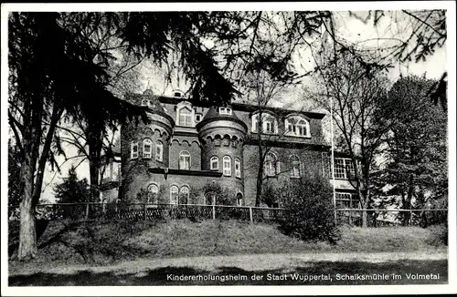 Ak Schalksmühle im Sauerland, Kindererholungsheim der Stadt Wuppertal, Außenansicht