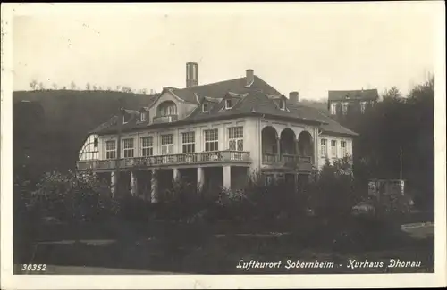 Ak Bad Sobernheim an der Nahe, Kurhaus Dhonau