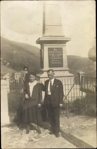 Foto Ak Traben Trarbach Rheinland Pfalz, Trarbacher Kriegerdenkmal 1870-1871