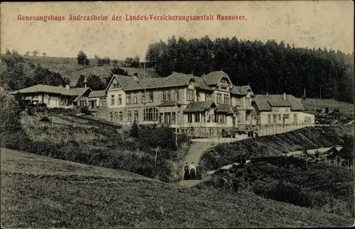 Ak St. Andreasberg Braunlage im Harz, Genesungsheim Andreasheim der Landesvers. Anstalt Hannover