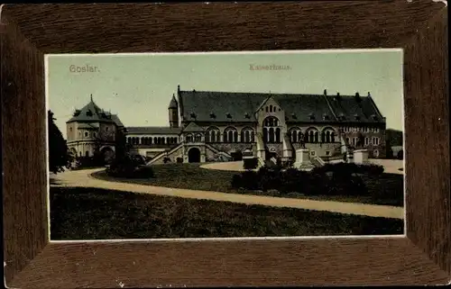 Passepartout Ak Goslar in Niedersachsen, Kaiserhaus, Außenansicht