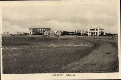 Ak Djibouti Dschibuti, L'Hopital, Krankenhaus