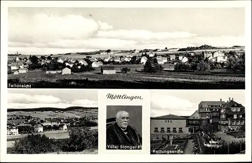 Ak Möttlingen Bad Liebenzell im Schwarzwald, Teilansicht, Rettungsarche, Vater Friedrich Stanger