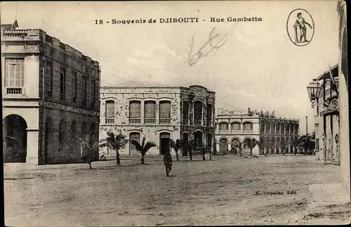 Ak Djibouti Dschibuti, Rue Gambetta