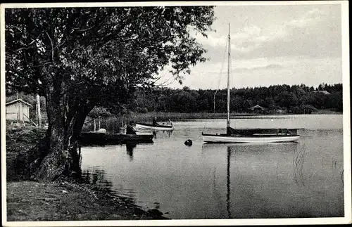 Ak Pönitz Scharbeutz Ostholstein, Blick auf den See