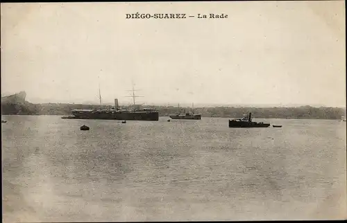 Ak Diego Suarez Antsiranana Madagaskar, La Rade, Schiffe