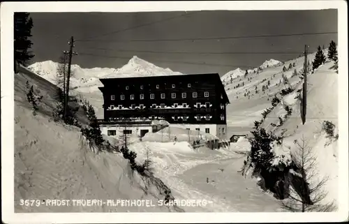 Ak Untertauern in Salzburg, Alpenhotel Schaidberg, Ratst. Tauern