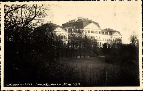 Foto Ak Wien 16. Ottakring Österreich, Liebhartstal, Wilhelminenschloss