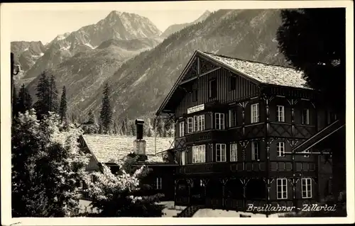 Ak Dornauberg Ginzling in Tirol, Breitlahner Hütte, Zillertal
