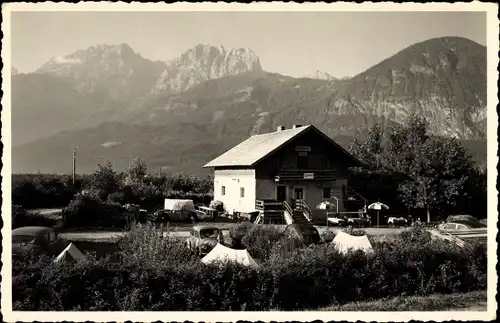 Ak Lienz in Tirol, Camping Rößlwirt, Toni Angermann