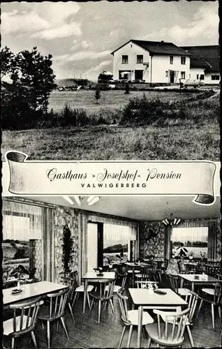 Ak Valwig an der Eifel, Gasthaus Josefshof, Bes. Josef Tullius