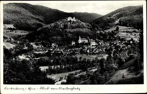 Ak Leutenberg in Thüringen, Blick vom Kaiserplatz