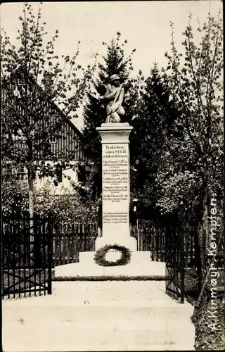 Foto Ak Bodelsberg Durach im Oberallgäu, Kriegerdenkmal, Fot. A. Kirmayr