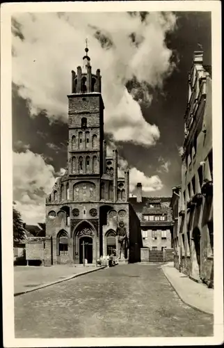 Ak Brandenburg an der Havel, Blick auf altstädtisches Rathaus