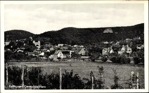 Ak Gernrode Quedlinburg im Harz, Panorama vom Ort