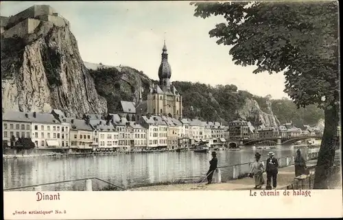 Ak Dinant Wallonien Namur, Le chemin de halage