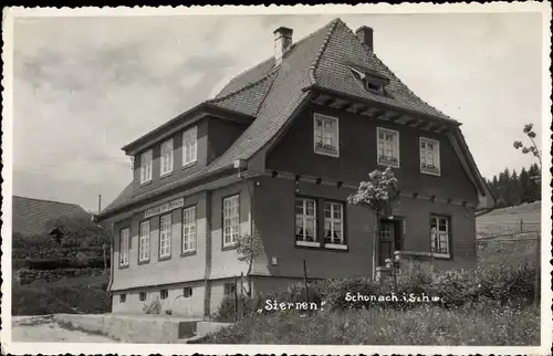 Foto Ak Schonach im Schwarzwald, Gasthaus zum Sternen