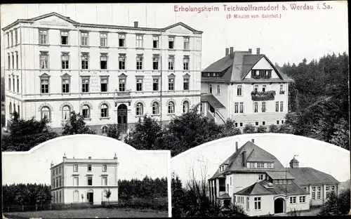 Ak Mohlsdorf Teichwolframsdorf in Thüringen, Erholungsheim, Nebengebäude