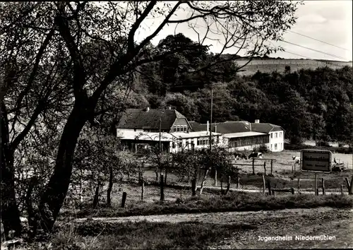 Ak Niedermühlen Asbach im Westerwald, Jugendheim, Außenansicht