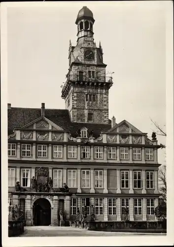 Ak Wolfenbüttel in Niedersachsen, Schloss, Hausmannsturm, Außenansicht