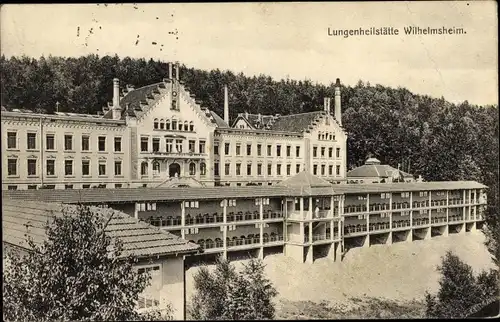 Ak Oppenweiler in Baden Württemberg, Lungenheilstätte Wilhelmsheim, Außenansicht