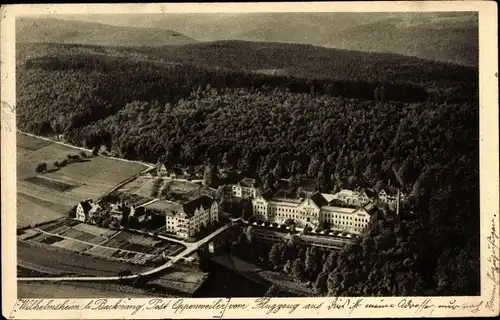 Ak Oppenweiler in Baden Württemberg, Wilhelmsheim, Fliegeraufnahme