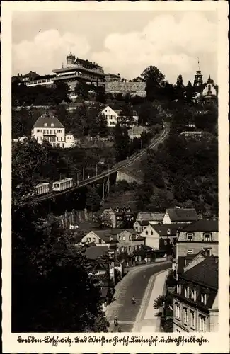 Ak Dresden Loschwitz, Standseilbahn, schöne Detailansicht