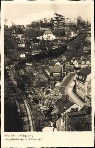 Ak Dresden Loschwitz, Standseilbahn, schöne Detailansicht