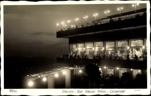 Ak Dresden Weißer Hirsch, schöne Detailansicht