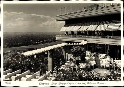 Ak Dresden Weißer Hirsch, schöne Detailansicht