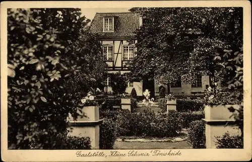 Ak Tönisheide Velbert in Nordrhein Westfalen, Gaststätte Kleine Schweiz, Inh. Eberhard Wiehoff
