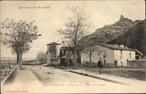 Ak Saint Péray Ardèche, Fermes de la Beylesse et ruines de Crussol