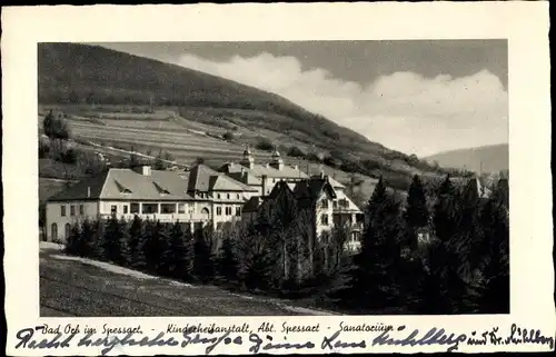 Ak Bad Orb in Hessen, Kinderheilanstalt, Sanatorium  