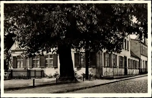 Ak Wesselburen Schleswig Holstein, Hebbelmuseum, Kirchspielvogtei