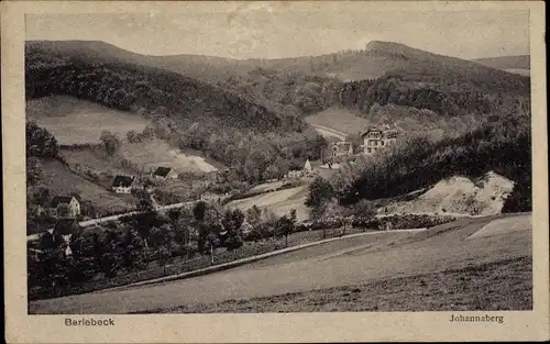 Ak Berlebeck Detmold in Nordrhein Westfalen, Johannaberg, Panorama