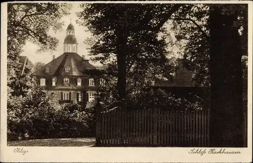 Ak Ohligs Solingen Bergisches Land, Schloss Hackhausen