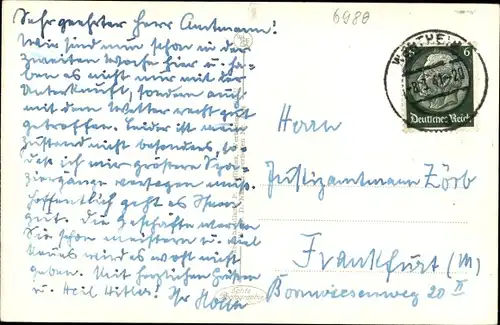 Ak Wertheim in Baden Württemberg, Straßenpartie