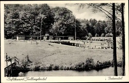 Ak Bad Fallingbostel Lüneburger Heide, Badeanstalt