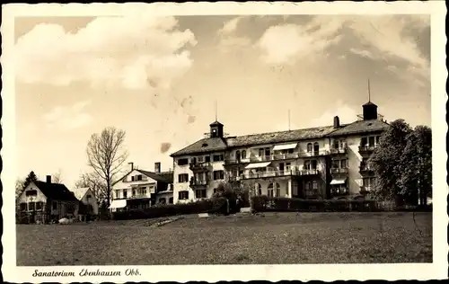 Ak Ebenhausen Schäftlarn Oberbayern, Sanatorium, Außenansicht