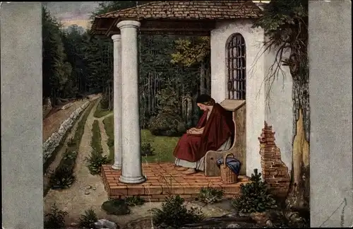 Künstler Ak Schwind, Moritz von, Die Waldkapelle, Serie 10/155