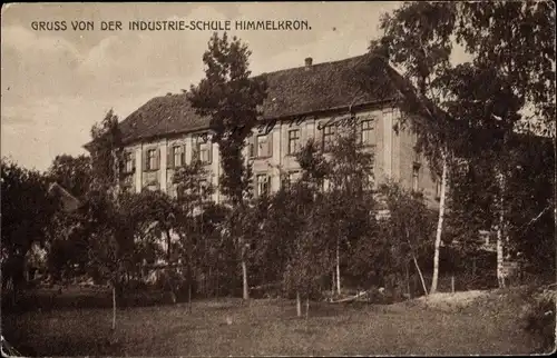 Ak Heinersreuth in Oberfranken, Industrieschule Himmelkron, Außenansicht