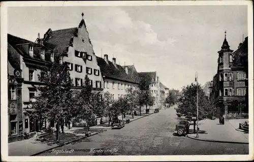 Ak Ingolstadt an der Donau Oberbayern, Herderstraße