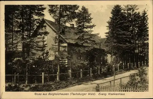 Ak Borgholzhausen Teutoburger Wald, Evangelisches Krankenhaus