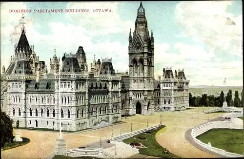 Ak Ottawa Ontario Kanada, Dominion Parliament Buildings